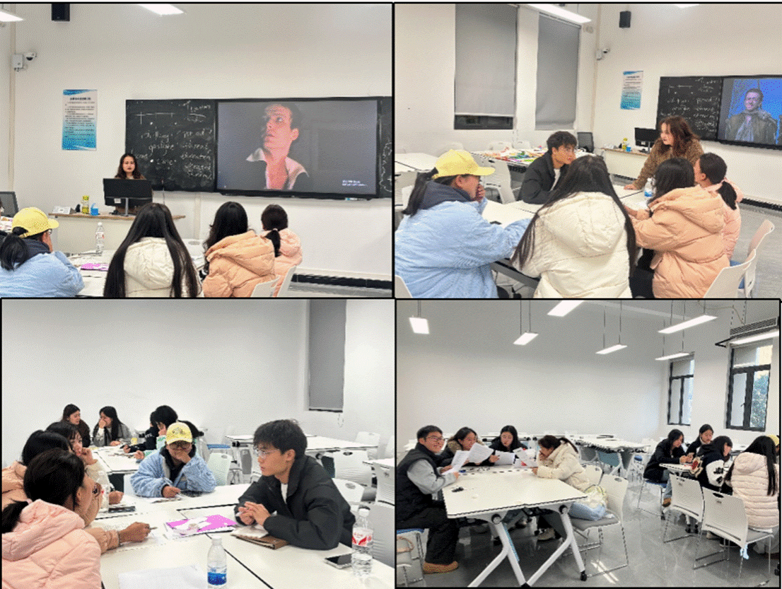 图1-4 边看边练、边学边演的师生互动模式